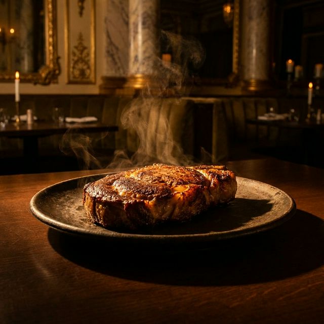 High-end Steak Chiaroscuro